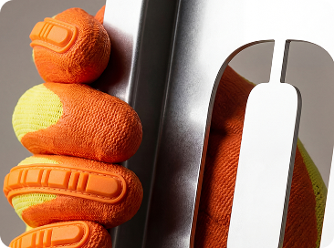 трафарет из нержавеющей стали с ручкой