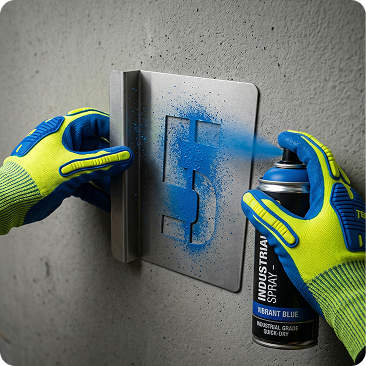 металлический трафарет с удобной ручкой