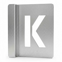 металлический трафарет Таргис буква к