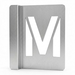 металлический трафарет Таргис буква м