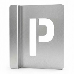 металлический трафарет Таргис буква р