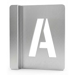 металлический трафарет Таргис буква а