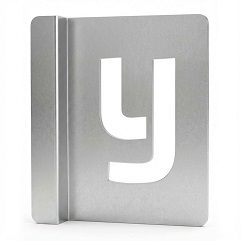 металлический трафарет Таргис буква у