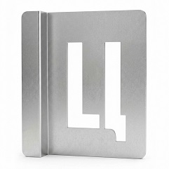 металлический трафарет Таргис буква ц