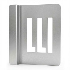 металлический трафарет Таргис буква ш