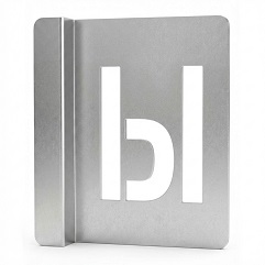 металлический трафарет Таргис буква ы