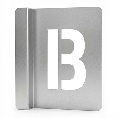 металлический трафарет Таргис буква в