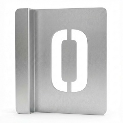 металлический трафарет Таргис цифра 0