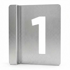 металлический трафарет Таргис цифра 1