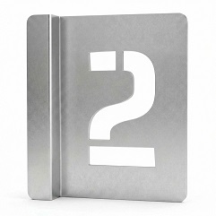 металлический трафарет Таргис цифра 2