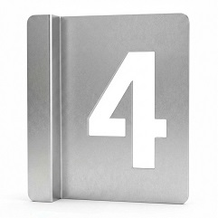 металлический трафарет Таргис цифра 4