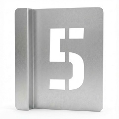 металлический трафарет Таргис цифра 5