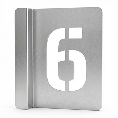 металлический трафарет Таргис цифра 6