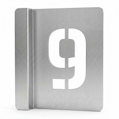 металлический трафарет Таргис цифра 9