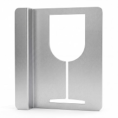 металлический трафарет Таргис хрупкое осторожно