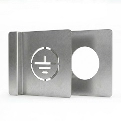 набор трафаретов знак заземления круг диаметром 100мм