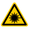 Знак W10 «Опасно. Лазерное излучение» ГОСТ 12.4.026