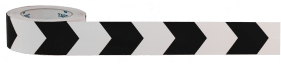 Лента «елочка» с чередованием черных и белых полос