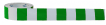 Поперечная лента бело-зеленая