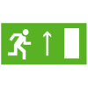 Знак E11 «Направление к эвакуационному выходу прямо» ГОСТ 12.4.026